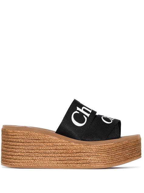 chloe woody platform sandals|chloe sandals size guide.